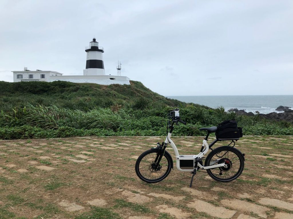 E bike and a lighthouse