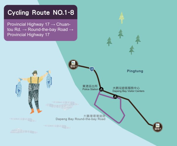 Cycling Route No. 1 – 8 Dapeng Bay Circular Route