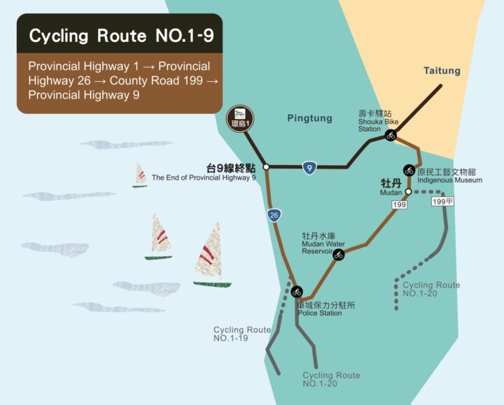 Cycling Route No. 1 – 9 Checheng Circular Route
